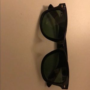 Ray bans black glasses little worn